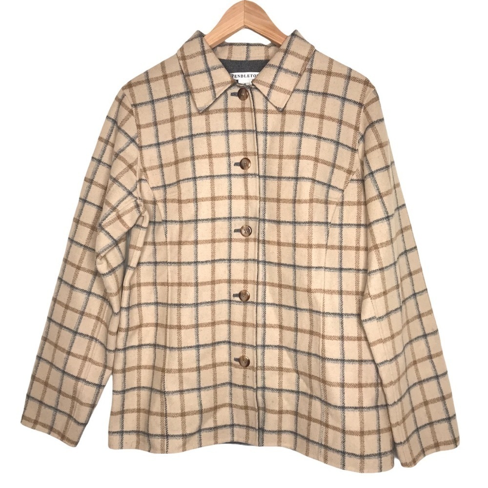 Pendleton Wool Reversible Shirt Jacket Medium - image 1
